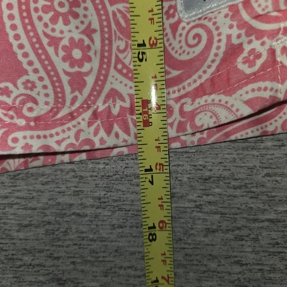 Spicy Tuna Swim Trunks Shorts Pink Paisley Pattern Men's Size Medium Pockets - Picture 6 of 9